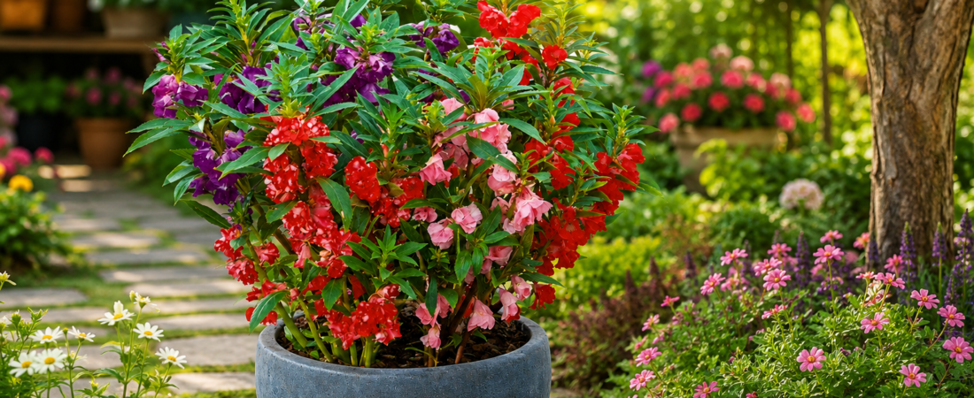Como Plantar Beijo-de-Frade (Impatiens balsamina)
